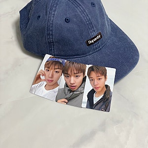 박지훈 | 슈퍼드라이X박지훈 | 26FW 콜라보 사인드 에디션 볼캡 그레이블루 | 모자 언박싱