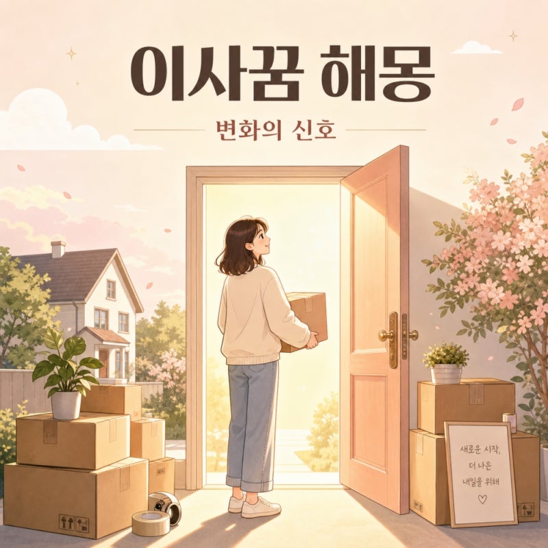이사꿈 해몽, 집이 예고하는 변화의 신호는?