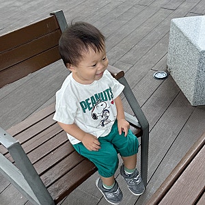 돌아기 두돌아기 어린이집등원룩 H&M 밀크마일 상하복 후기