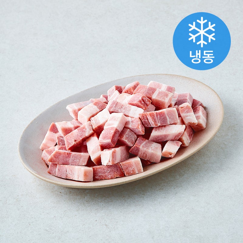 잘 나가는 제품 돼지 [로켓프레시] 만능 큐브 삼겹살 (냉동) 추천