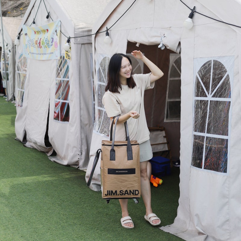 바퀴달린 장바구니 캐리어, 짐샌더슨 롤앤고 쇼퍼백 롤링카트