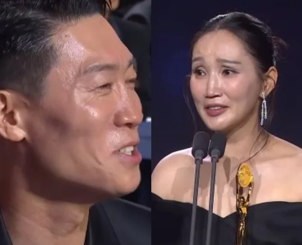 진선규 눈물의 의미, 박보경 청룡시리즈어워즈 여우조연상 수상 장면