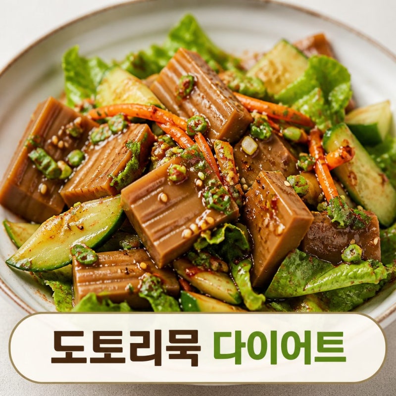 도토리묵 칼로리와 효능, 다이어트에 정말 좋을까?