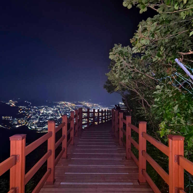 [불모산 노을전망대] 창원 진해 장유 야경명소 노을길 야밤산책