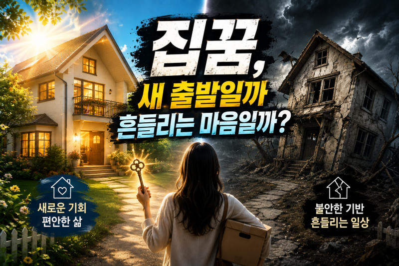 집꿈 해몽 50가지｜새집·집이 무너지는 꿈,이사하는 꿈, 집안에서 방이 계속 나오는 꿈 총정....