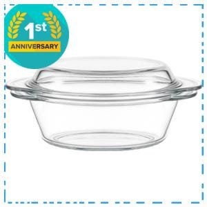 내열 용기 르베르폴리세 전자렌지 오븐 유리 찜기 2호 1L, 20¸6cm, 1개 파격할인