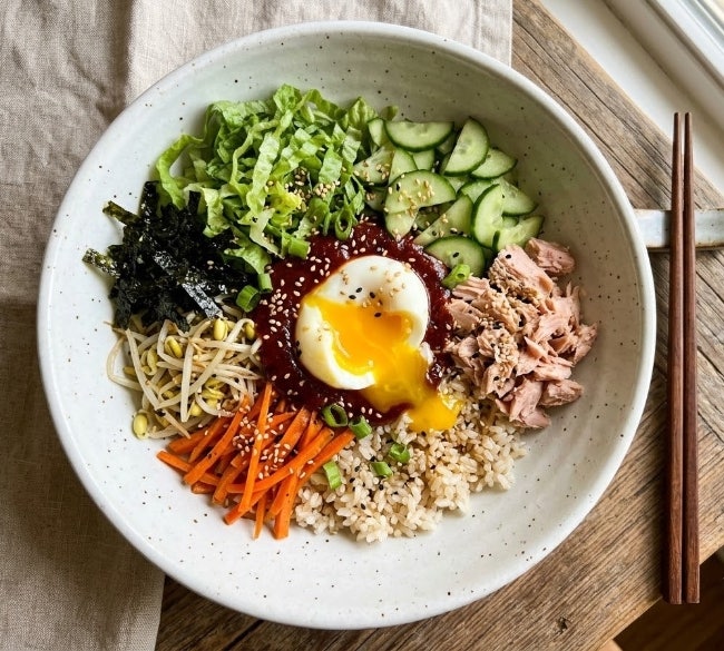참치 상추 오이 비빔밥, 더운 날 불 없이 만드는 여름 한그릇 요리