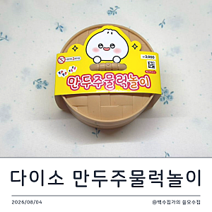 말랑이 발암물질 걱정된다면? 다이소 KC인증 만두 말랑이 후기