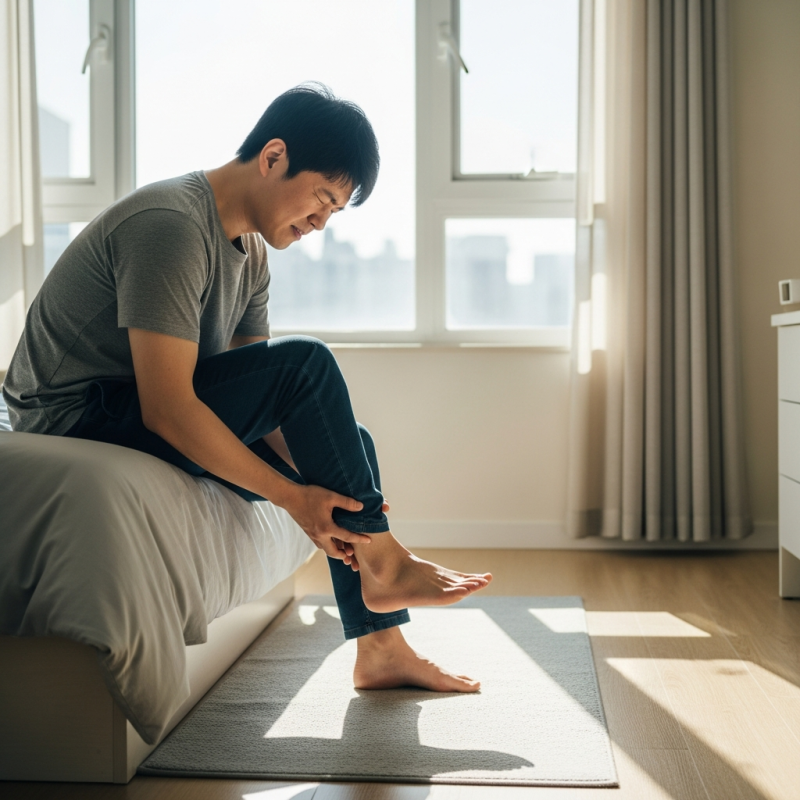 "아침 첫발 디딜 때 악! 소리가 나요" 러닝 족저근막염 원인 증상 예방