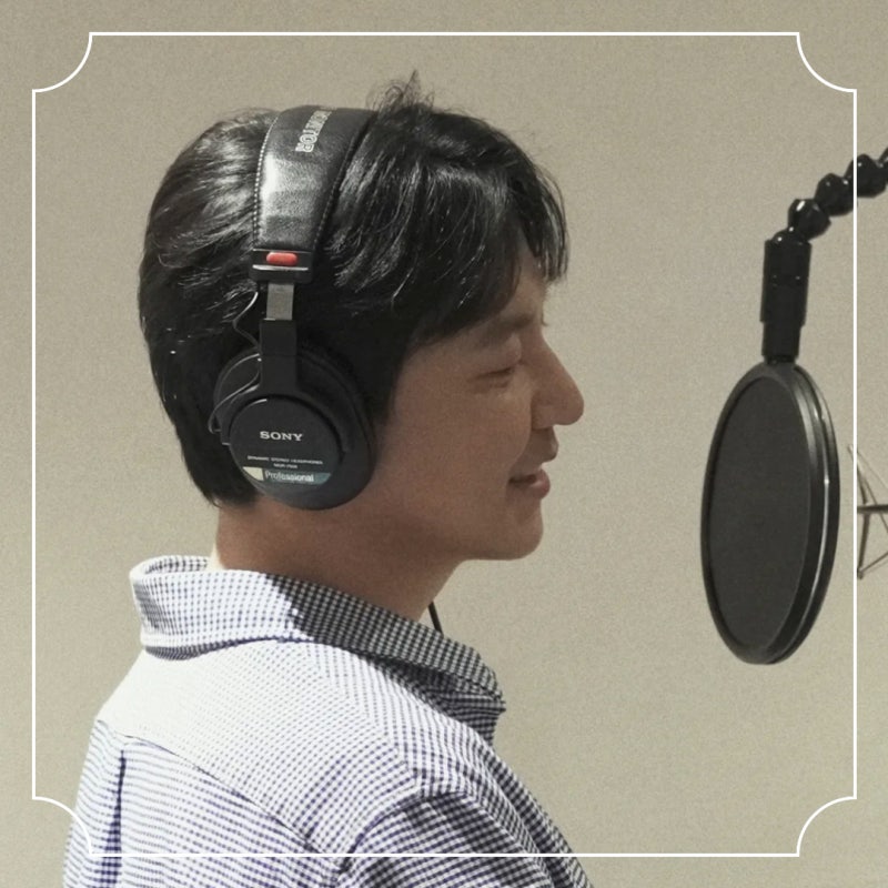 [Inner Peace] 김남길_LG유플러스 광고 내레이션 녹음 현장 비하인드 사진