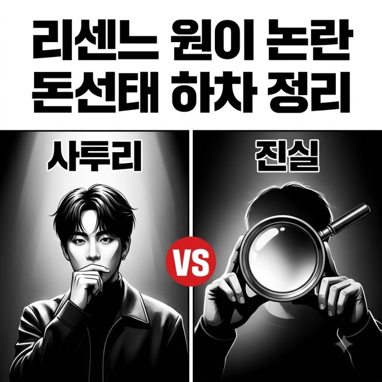 <b>리센느 원이</b> 무섭노 논란 정리 김선태 돈선태 하차 및 학폭 반박 사....