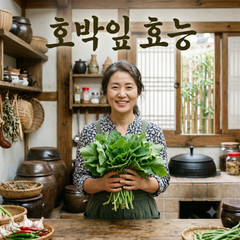 호박잎 효능 여름철 제철 채소의 영양과 맛있게 먹는 방법