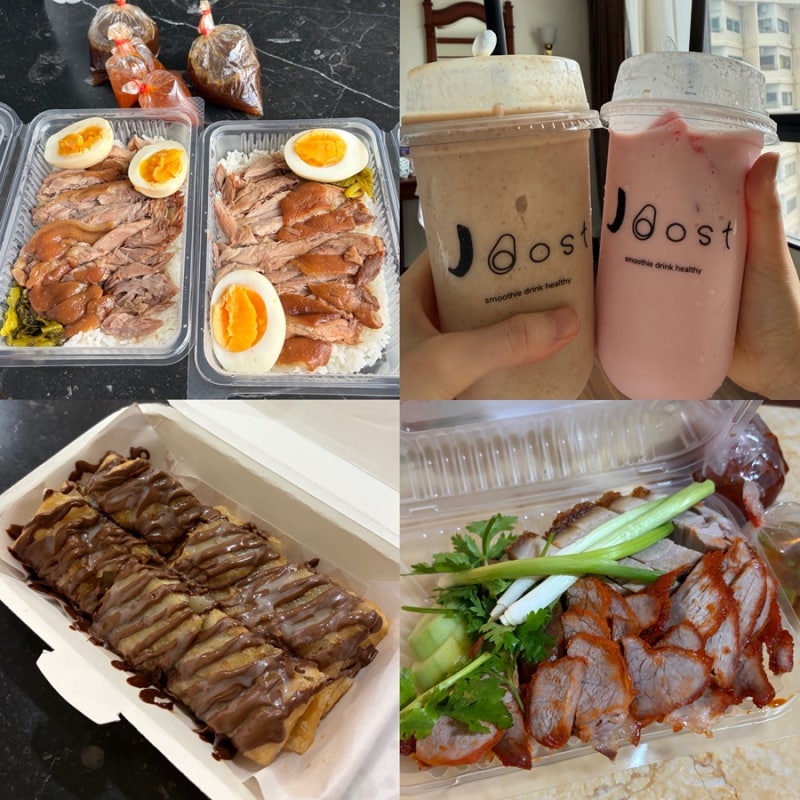 태국 치앙마이 그랩 추천 메뉴 총정리 족발덮밥부터 망고스틴 스무디까지