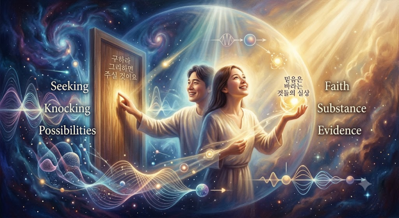 믿음과 양자의 비밀 – 구하고 찾고 두드리라