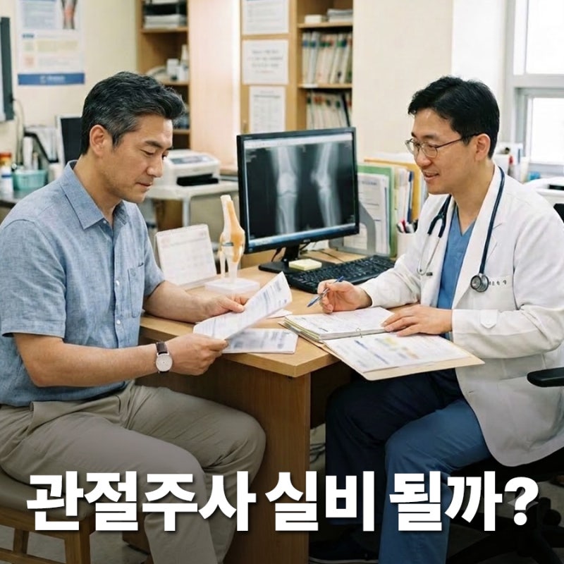 뼈주사 관절강내 주사, 건강보험 횟수 초과하면 비급여? 실비 보장 기준까지 알아보세요