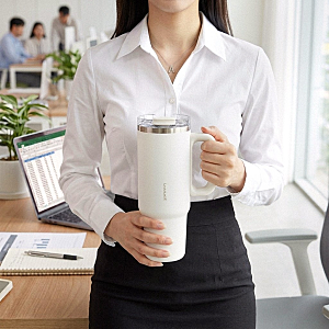 락앤락 1.2L 대용량 손잡이 텀블러 사무실용 킹사이즈 스텐 텀블러 솔직 리뷰