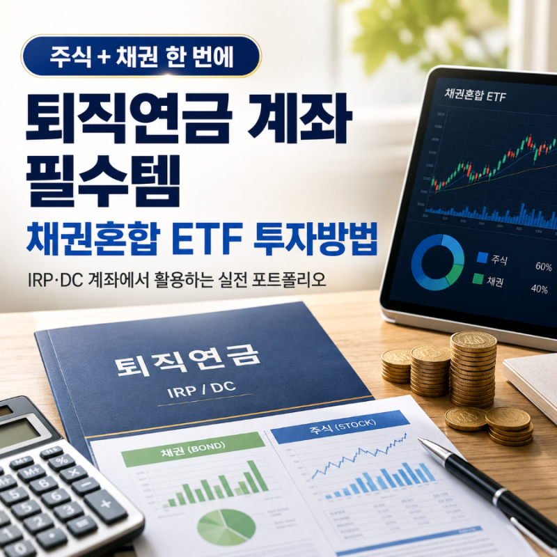 "퇴직연금 DC형 필수템" 채권혼합 ETF 투자방법