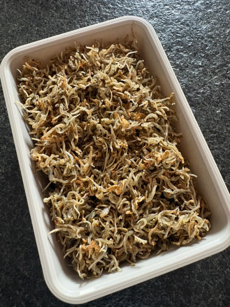(레시피) 주먹밥친구, 달지않은 기본 멸치볶음 basic pan fried anchovies