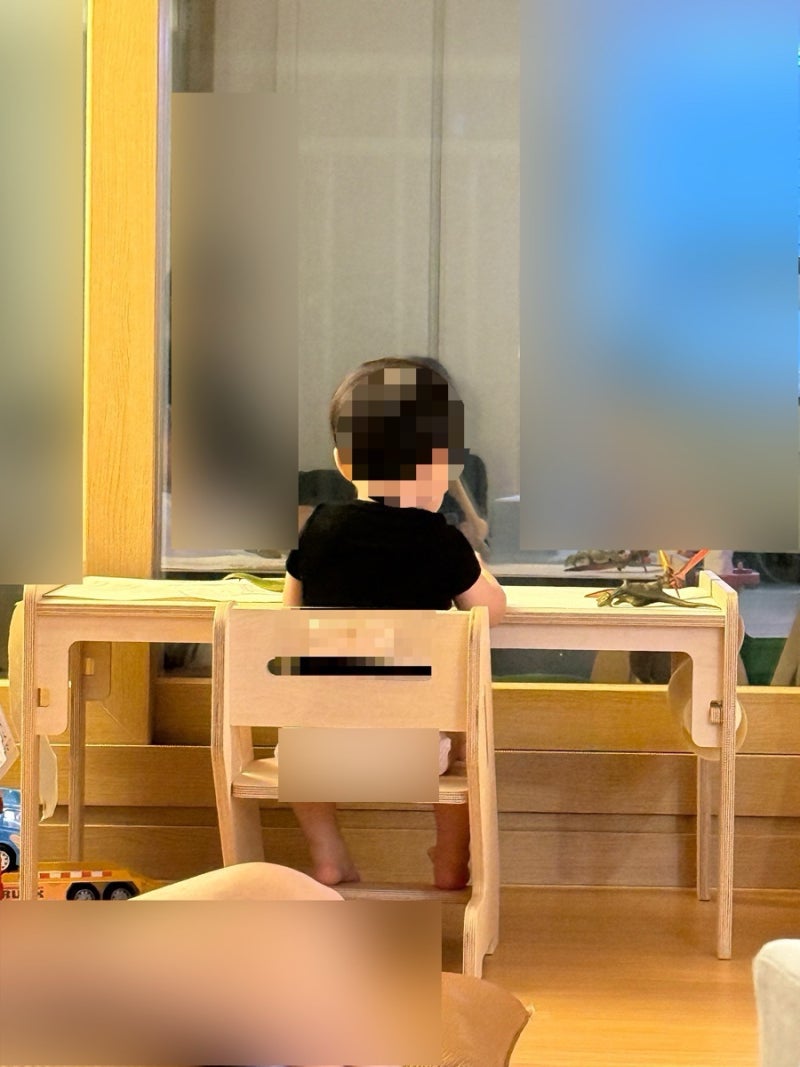 내돈내산 두돌 아기선물 아기책상 강력 추천 (르파파 쁘띠머블 책상의자세트)