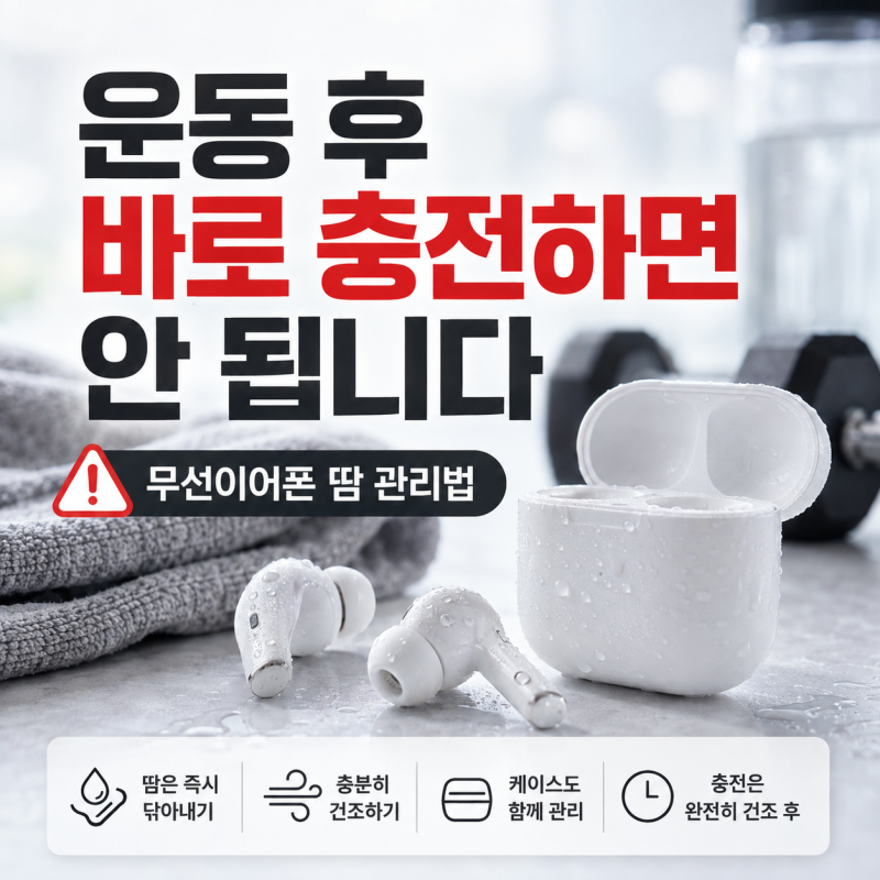여름철 무선이어폰에 땀이 들어갔을 때 바로 충전하면 안 되는 이유｜에어팟·갤럭시 버즈 ....
