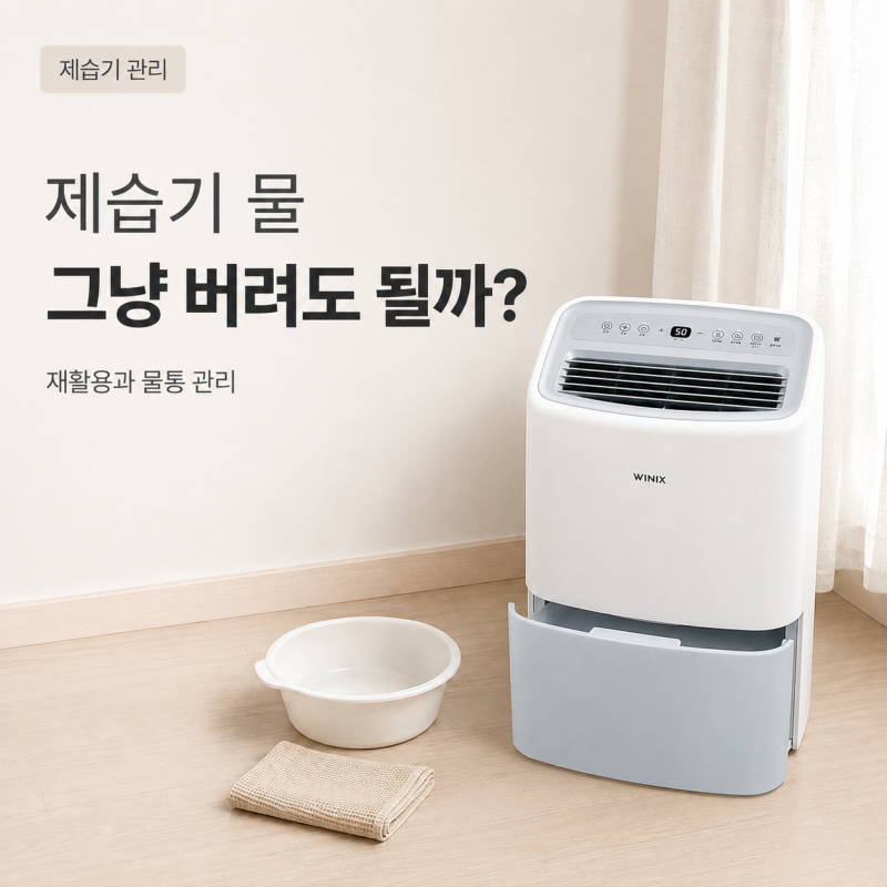 제습기 물 버리는 법 재활용이랑 물통 관리까지 총정리