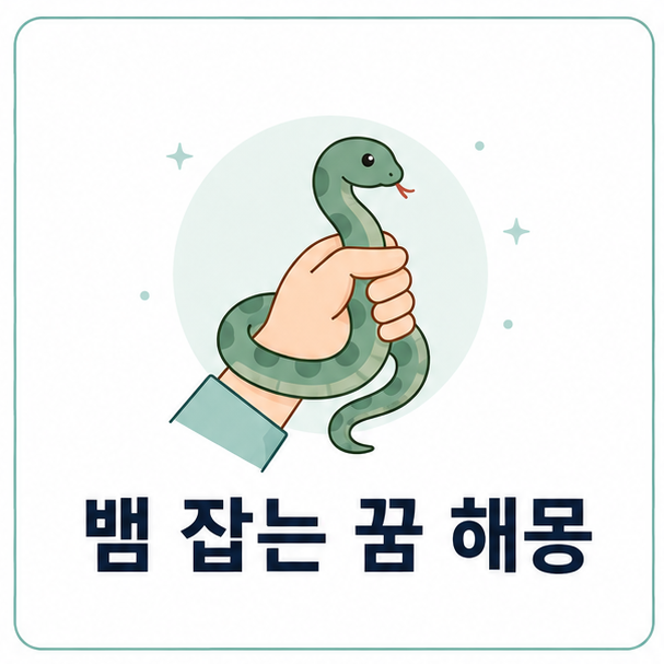 뱀 잡는 꿈 해몽, 좋은 꿈으로 해석되는 이유
