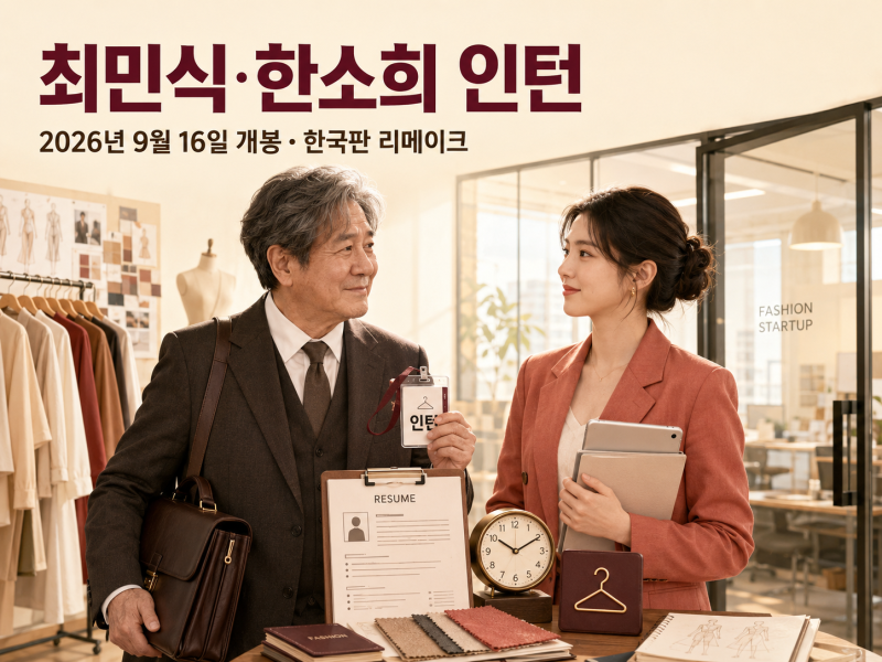 최민식 인턴 영화 9월 16일 개봉, 한소희와 한국판 리메이크 정보