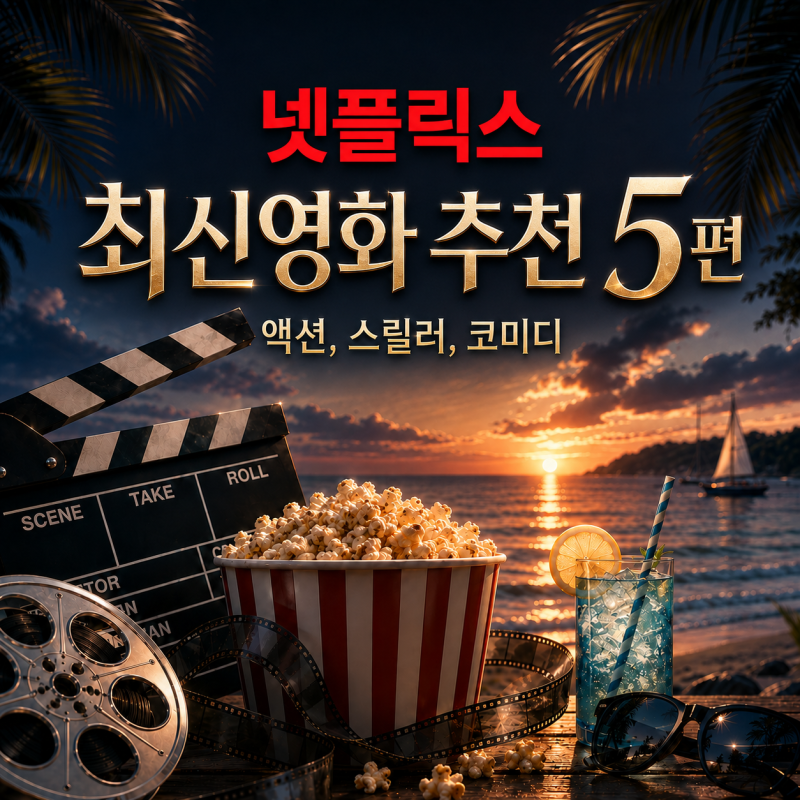 넷플릭스 최신 영화 추천 5편 | 액션부터 스릴러 코미디까지