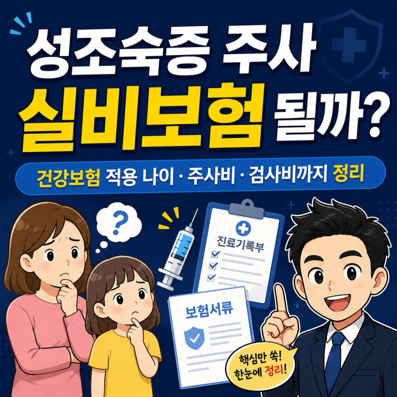 성조숙증 주사 실비보험, 건강보험 적용 나이와 비용·부작용 정리