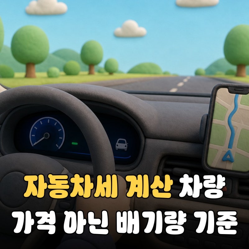 자동차세 계산 방법과 차령 경감률 적용 기준