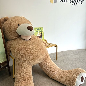 [구미 고아읍 카페] 시선강탈 대형 곰돌이가 반겨주는 신상 대형카페 '오드커피'❤️❤️