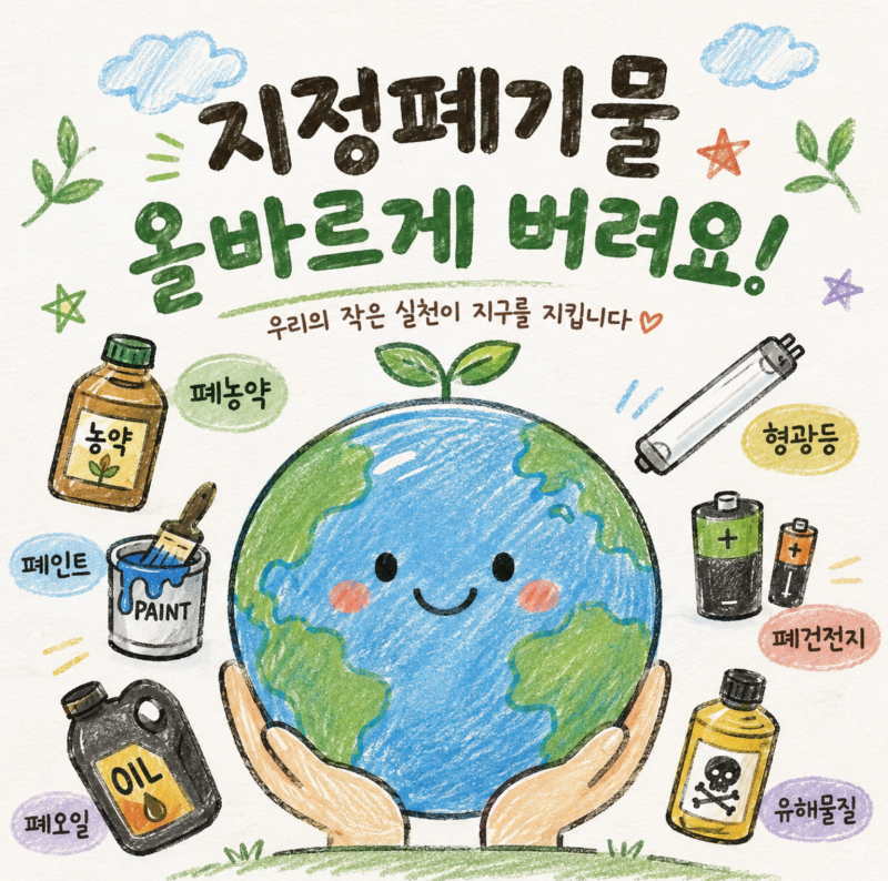 지정폐기물, 집에서 버려도 될까? 가정에서 안전하게 버리는 방법 총정리