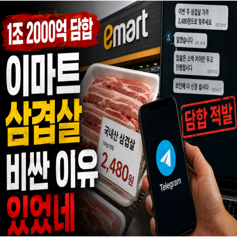 이마트에서 삼겹살 사보신분 다들 비싸게 산이유가 여기 있네요!!!