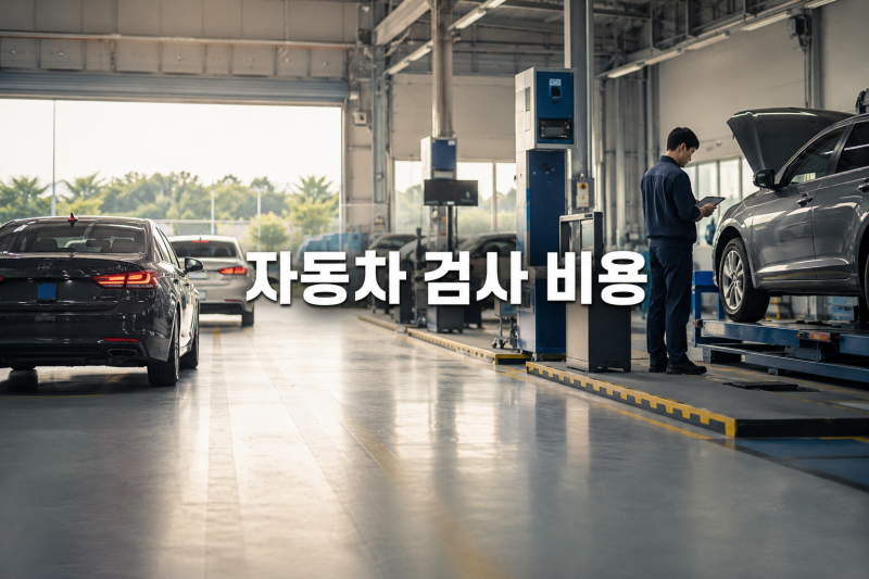 자동차 검사 비용 공단 검사소 예약부터 수수료 확인까지