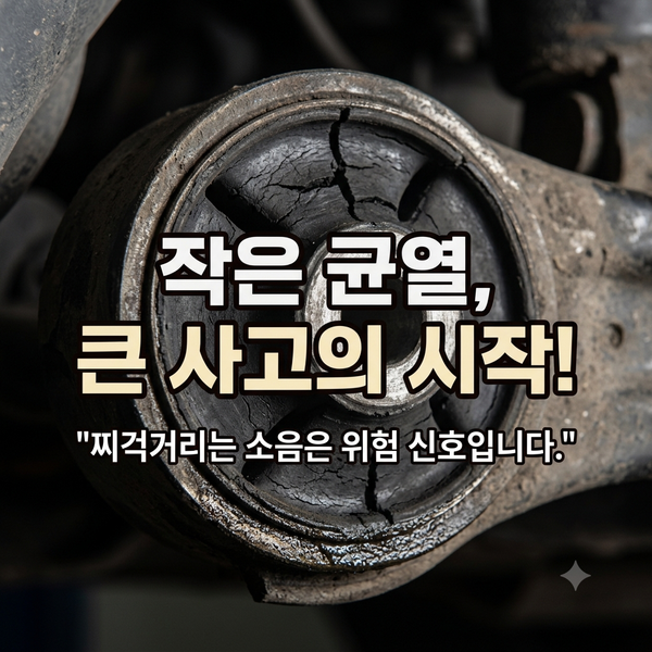 자동차 로어암 교체 비용, 찌걱소리 방치하다 돈벼락 맞습니다!