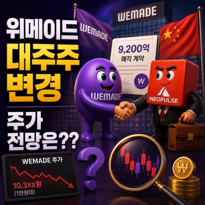 위메이드 주가 전망, 9200억 매각인데 주가는 왜 1만원대일까