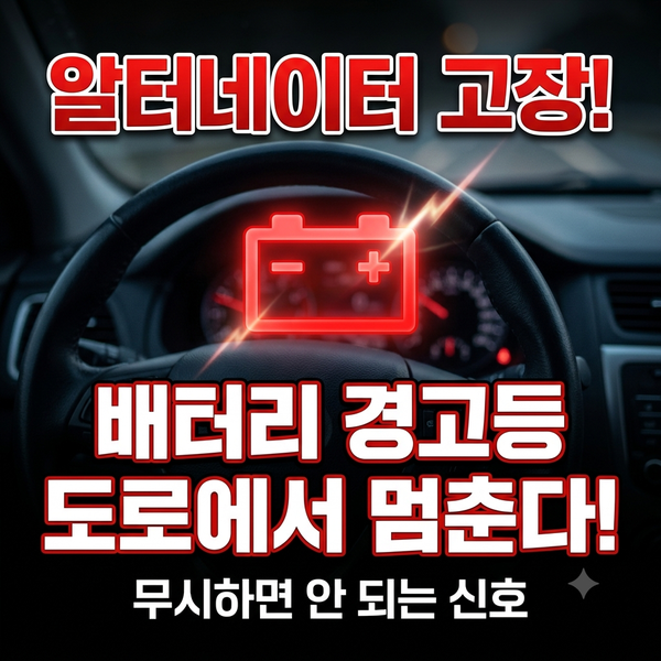 자동차 발전기(알터네이터) 교체 비용 완벽 가이드