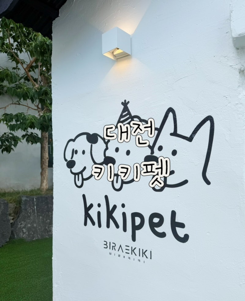 대전 애견동반 카페 키키펫 식사까지 가능한 대전 근교카페 추천