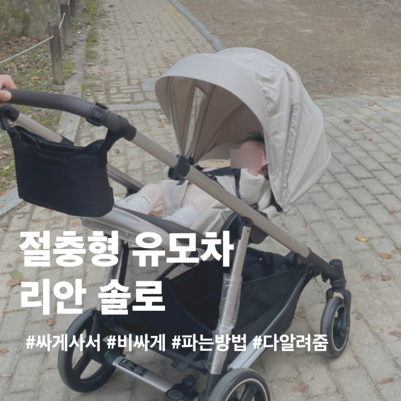 리안 솔로 절충형 유모차 7개월 사용 후기, 장점 단점｜가격 방어 잘해서 비싸게 판 관리 꿀....