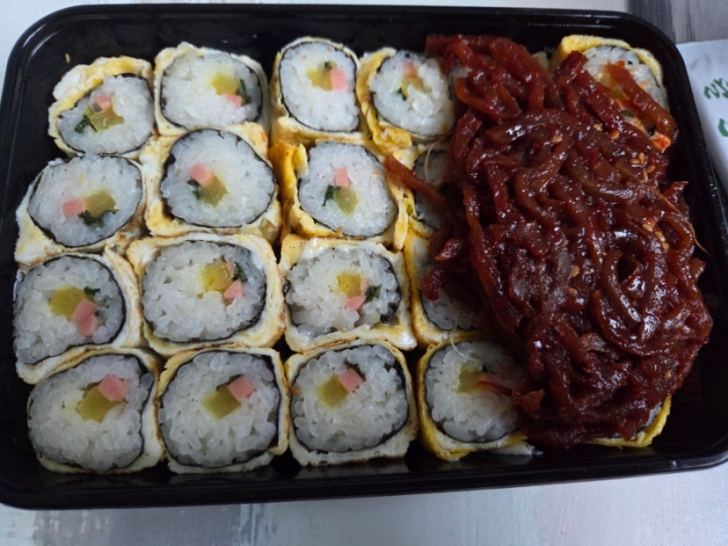 천안 김밥 달인즉석계란말이 김밥