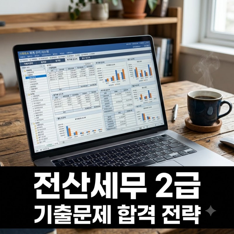 "한 달 만에 합격?" 전산세무2급기출문제 풀기 전 꼭 알아야 할 3가지
