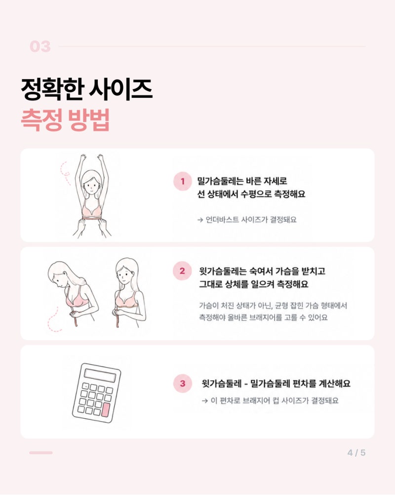 [언더웨어 구매 가이드] 내 가슴에 맞는 브라 스타일 찾기 & 정확한 사이즈 재는 법