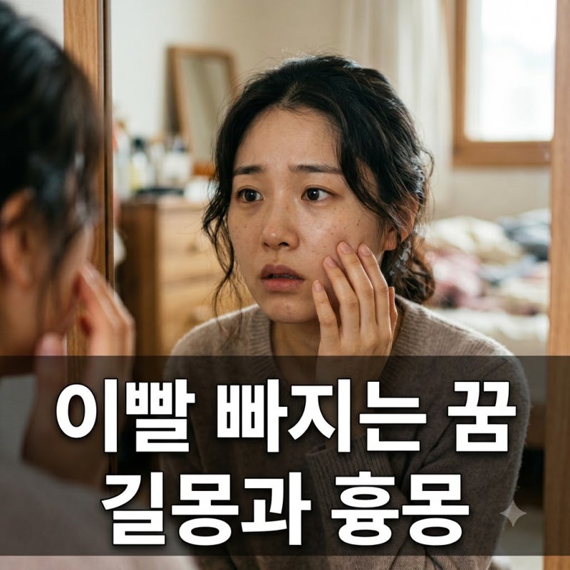 이빨 빠지는 꿈 해몽 흉몽일까? 위치별 이유와 상황별 정리