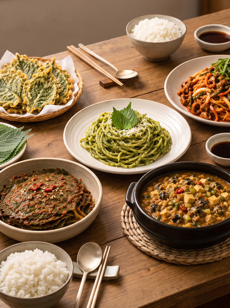 깻잎 요리 레시피 파스타부터 장아찌까지 5종