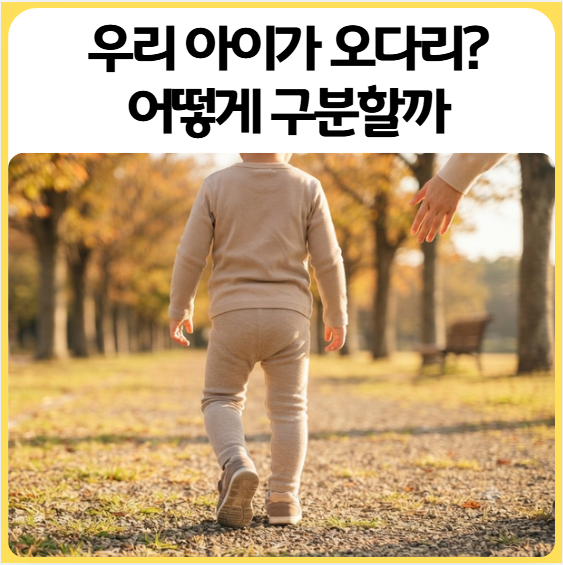아기 오다리 정상 범위 | 몇 살까지 괜찮을까