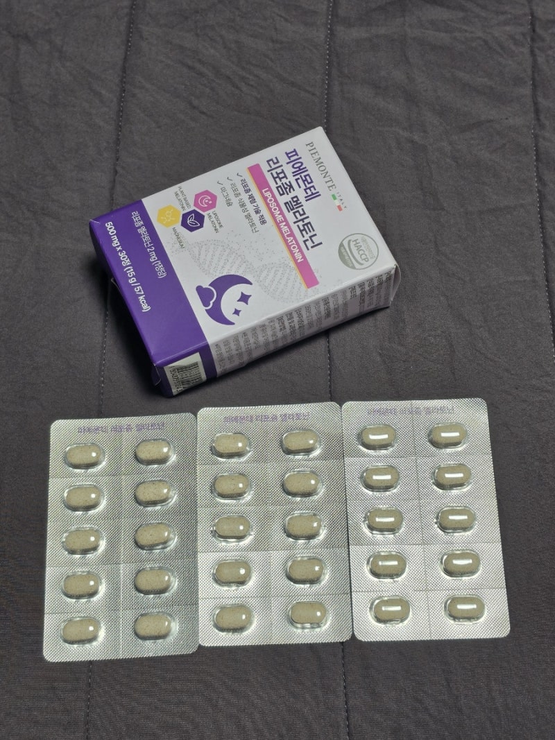 수면에도움되는영양제 검색하다 본 하루한잠 리포좀 멜라토닌 후기