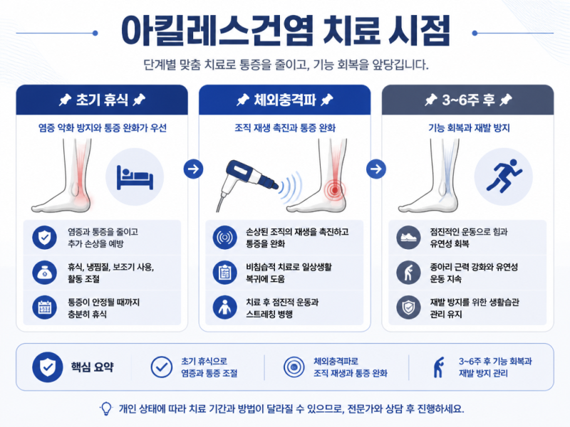 아킬레스건염 체외충격파 비용, 실손보험으로 못 돌려받는 경우가 있을까?