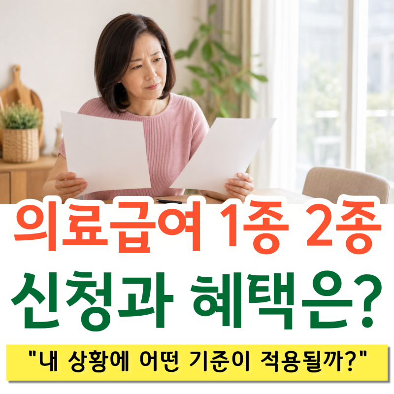 의료급여 신청과 혜택은? 1종·2종 비용부터 수면다원검사 양압기까지｜광주 베스트 이비인....