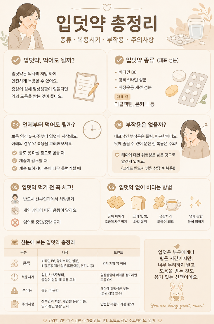 임산부 입덧약 먹어도 될까? 종류·부작용·복용시기 총정리 (+입덧약 후기)