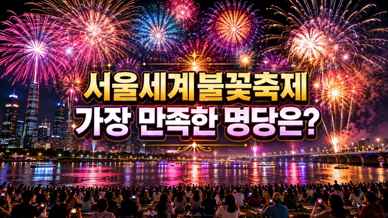 서울세계불꽃축제, 가장 만족한 명당과 가장 많이 후회한 10가지 찾았습니다